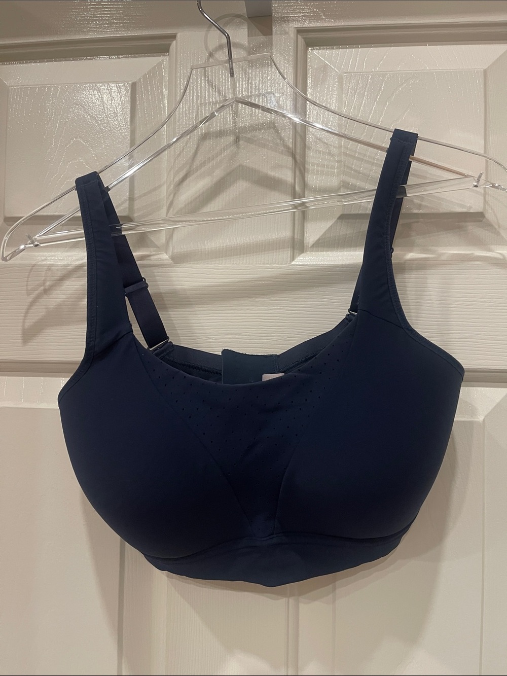Lulu 🍋 Run Times High Support Bra Navy S:34E - Picture 1 of 4